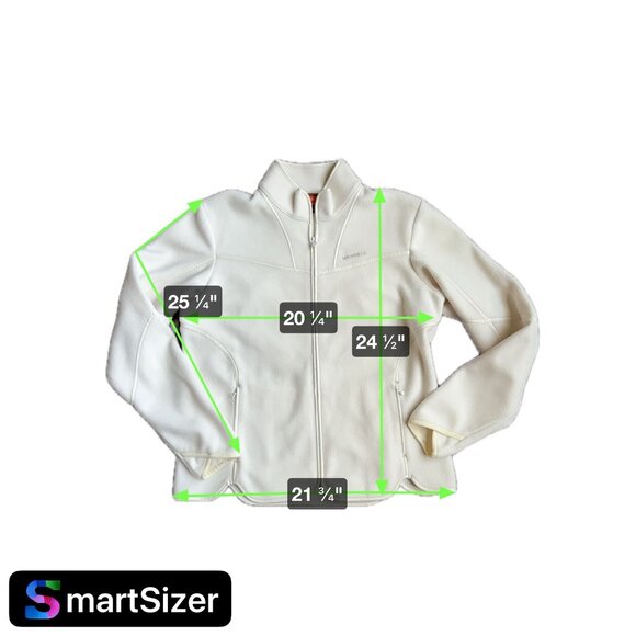 2/$18 SALE! Merrell Fleece Jacket Womens L Aeroblock Full Zip Jacket Hiking - Picture 2 of 8